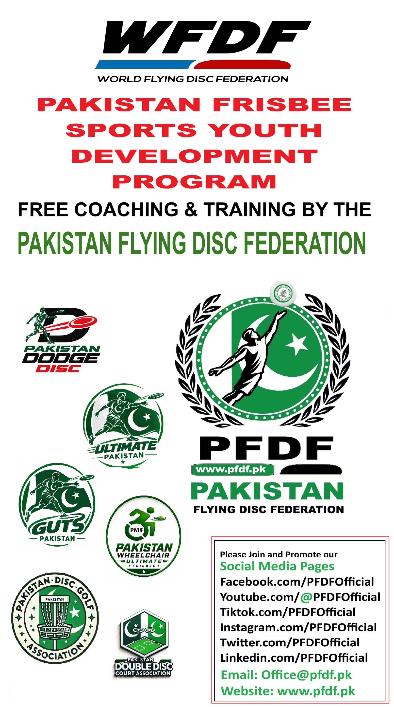 PAKISTAN FRISBEE SPORTS YOUTH DEVELOPMENT PROGRAM